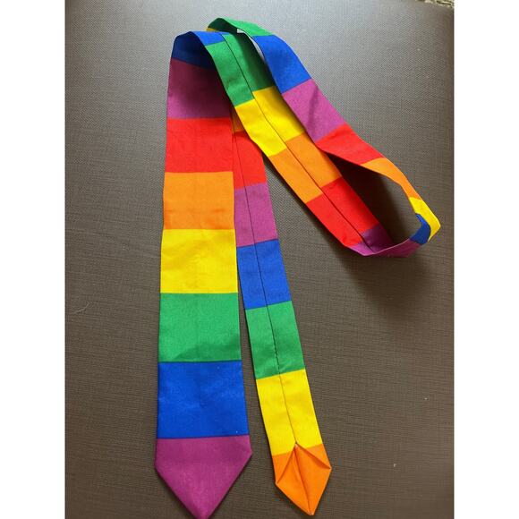 Suitmeister RAINBOW LGBTQ Pride Suit Tie Business Attire Bright Multicolored OS - Picture 1 of 3